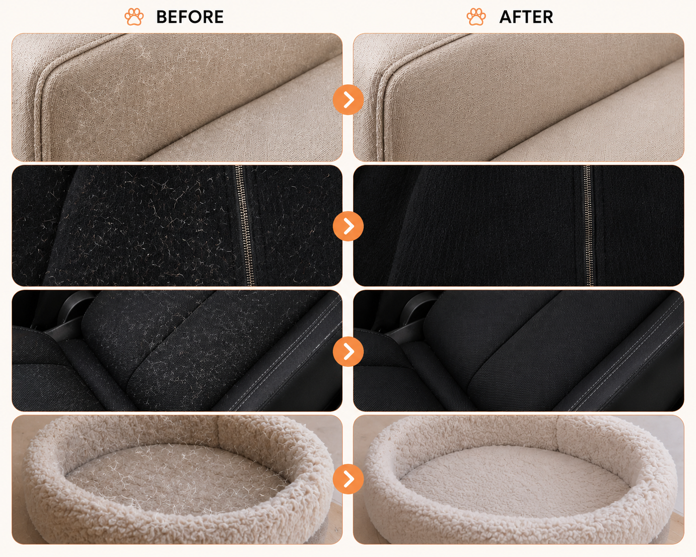 FurSwipe™ – Reusable Pet Hair Remover