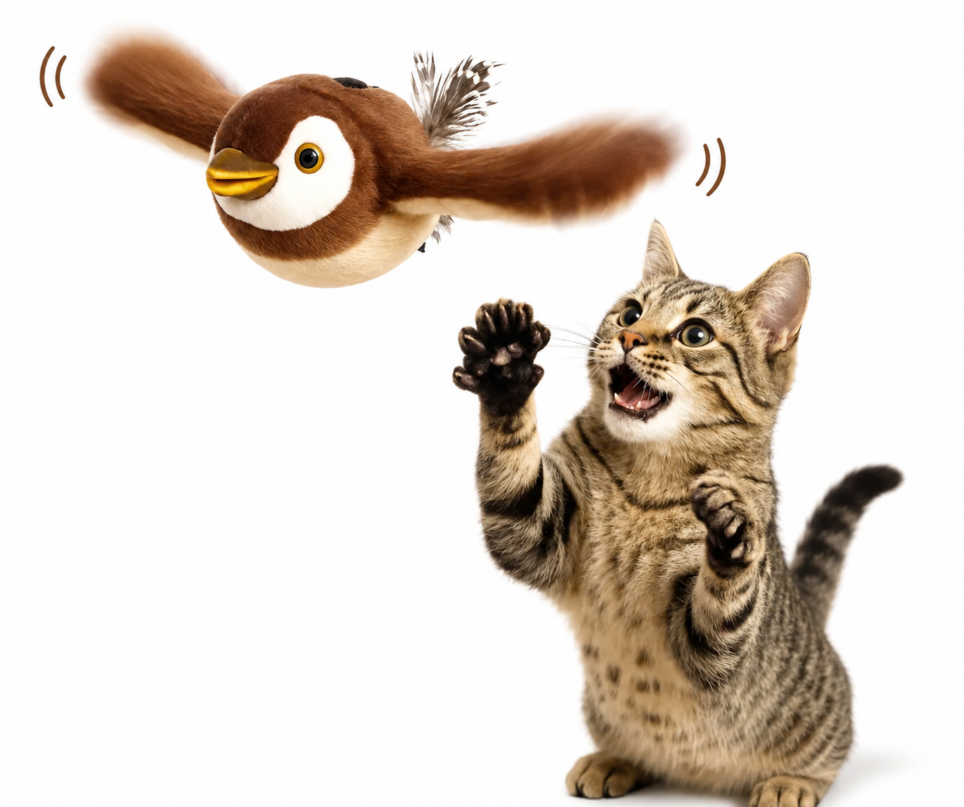 Chirpy™ – Interactive Flapping Cat Toy