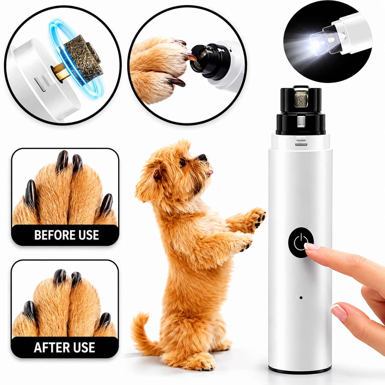 Rechargeable Dog Nail Clipper